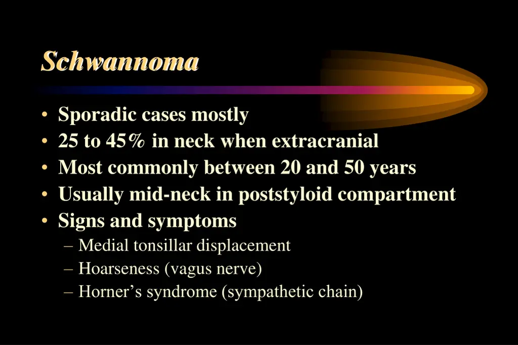 schwannoma