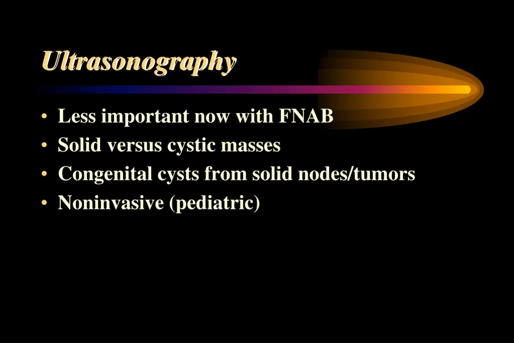 ultrasonography