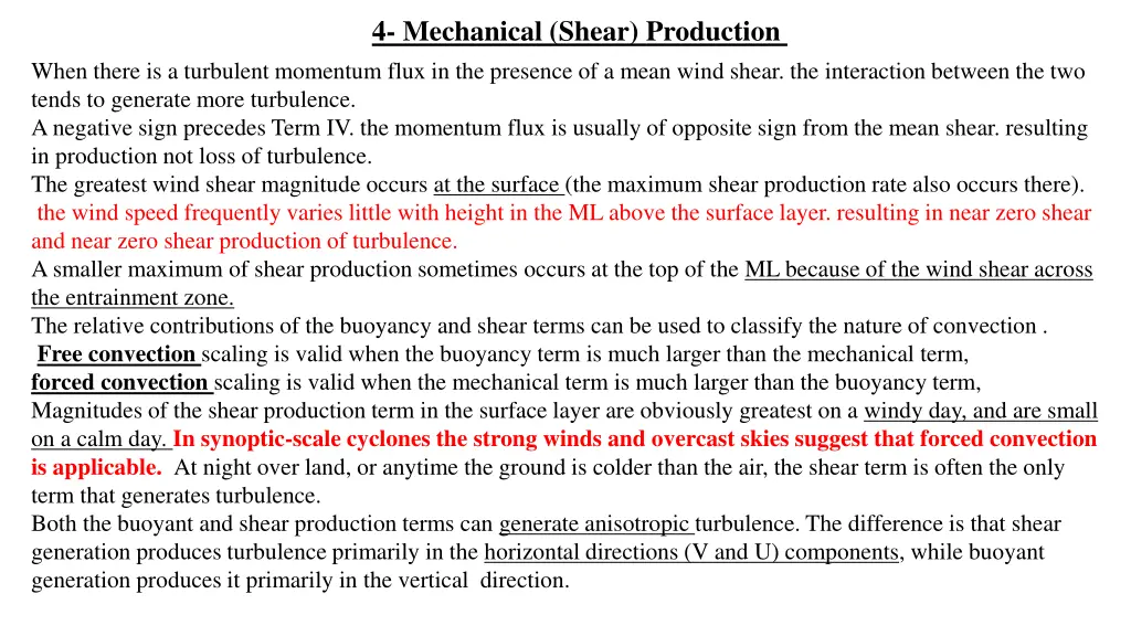 4 mechanical shear production