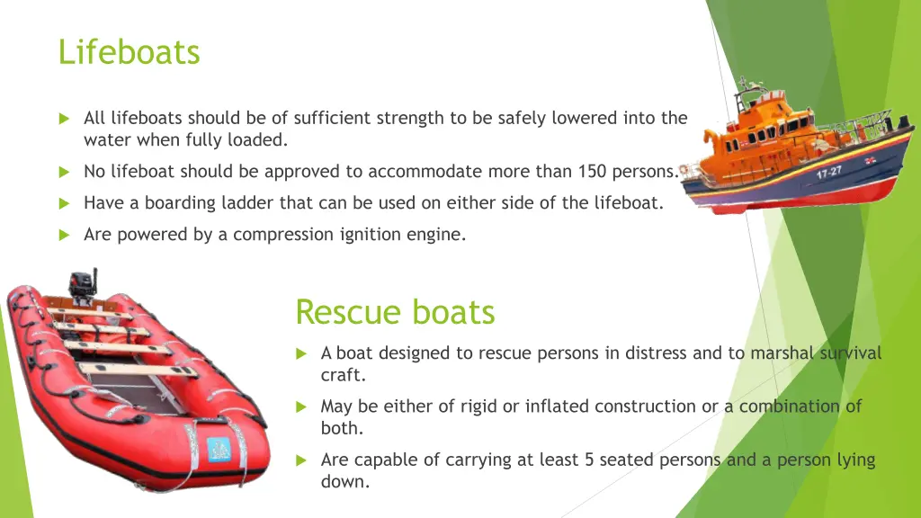 lifeboats