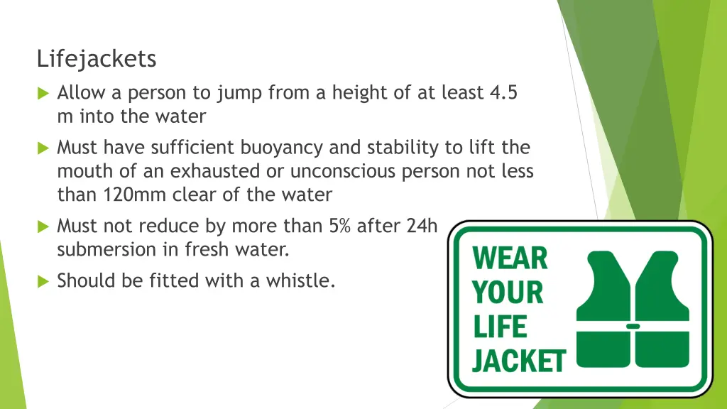 lifejackets