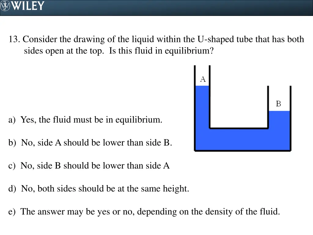 13 consider the drawing of the liquid within