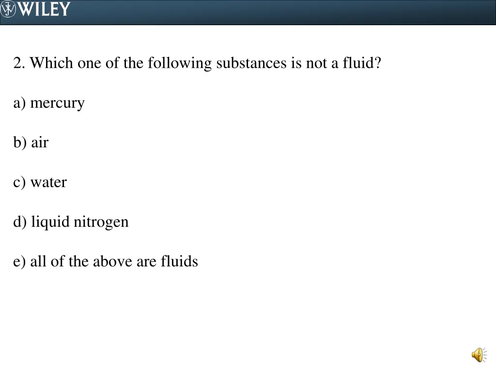 2 which one of the following substances