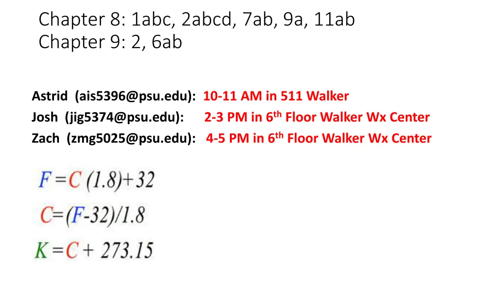 chapter 8 1abc 2abcd 7ab 9a 11ab chapter 9 2 6ab