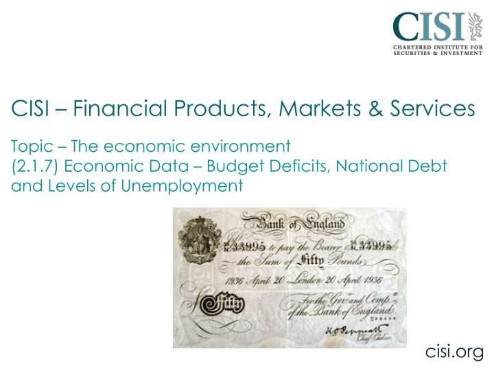 cisi financial products markets services