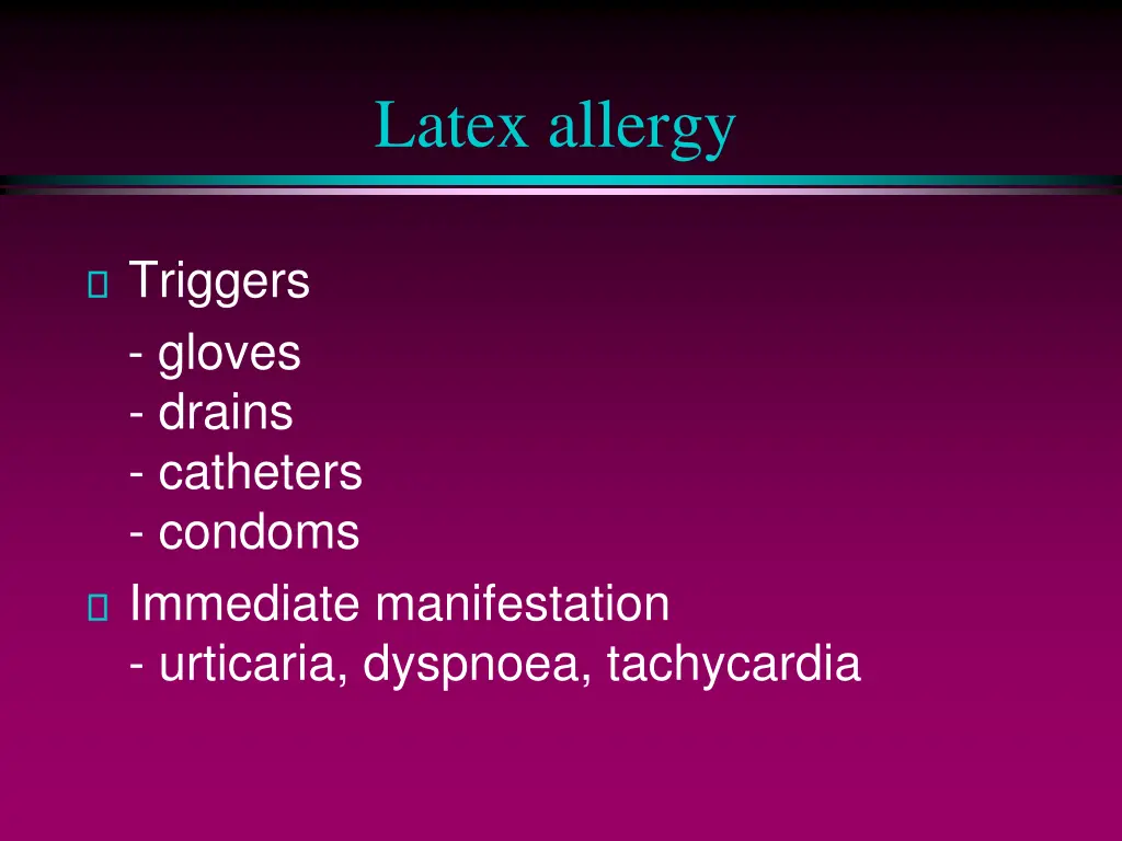 latex allergy 2