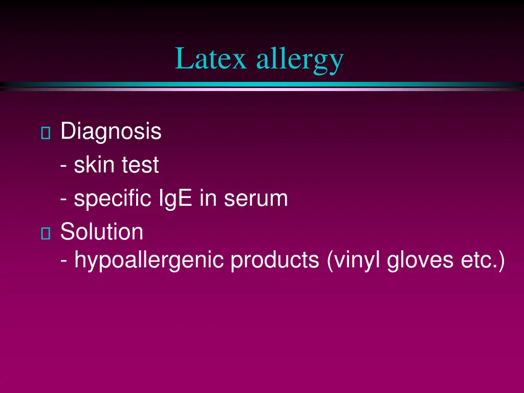 latex allergy 3