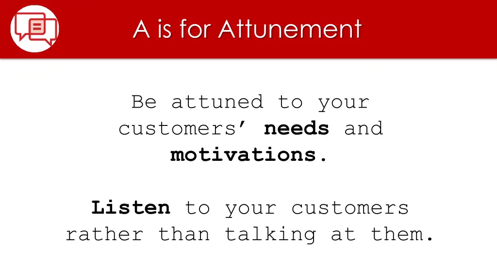 a is for attunement