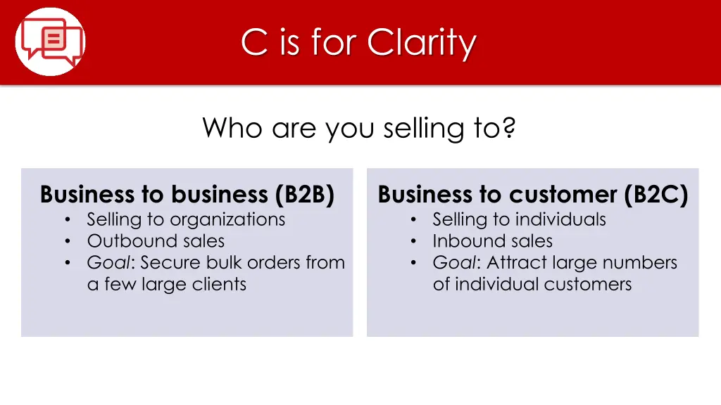 c is for clarity 1