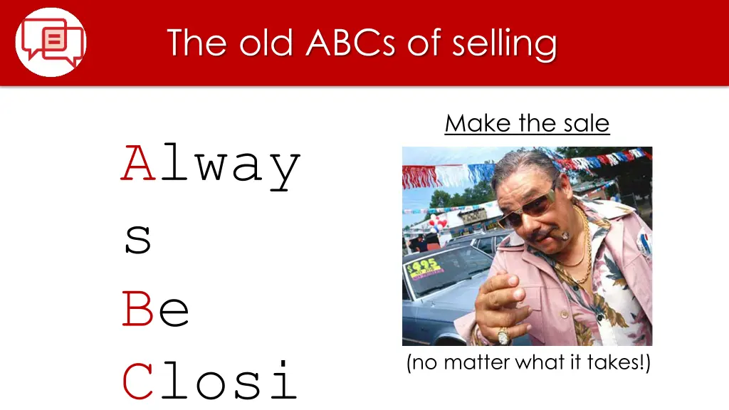 the old abcs of selling