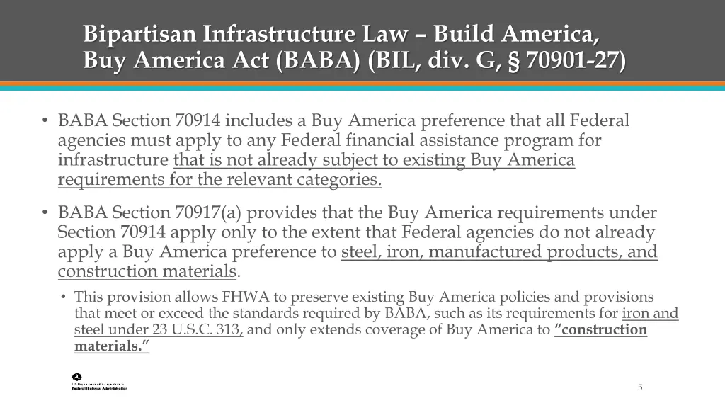 bipartisan infrastructure law build america