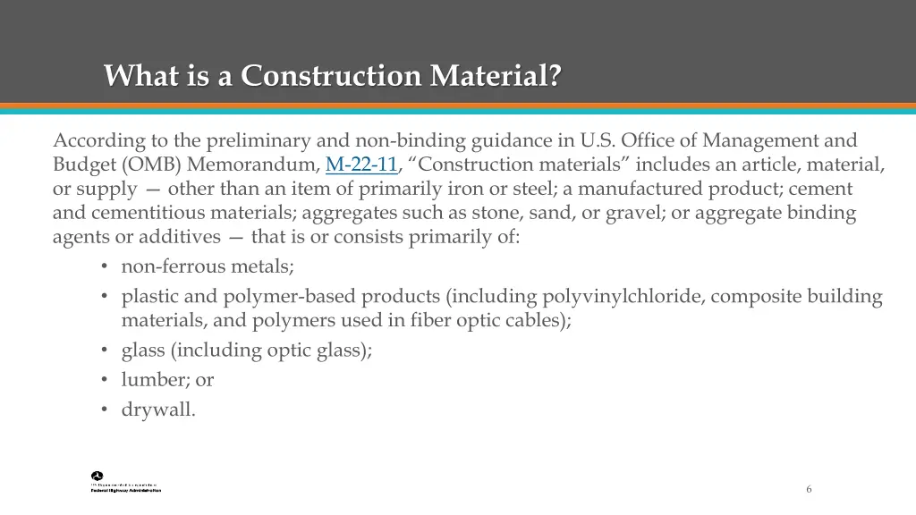 what is a construction material