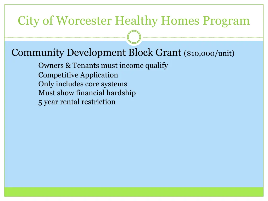 city of worcester healthy homes program 1