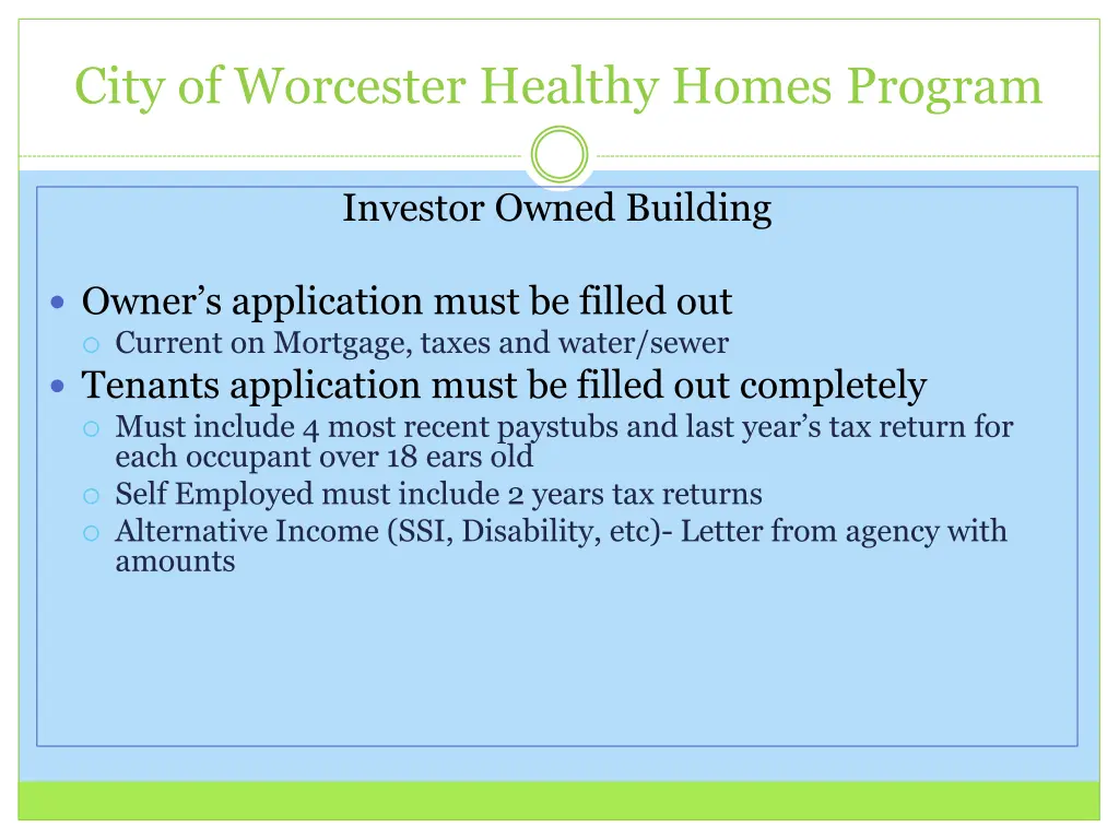 city of worcester healthy homes program 3