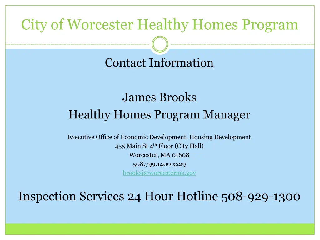 city of worcester healthy homes program 8