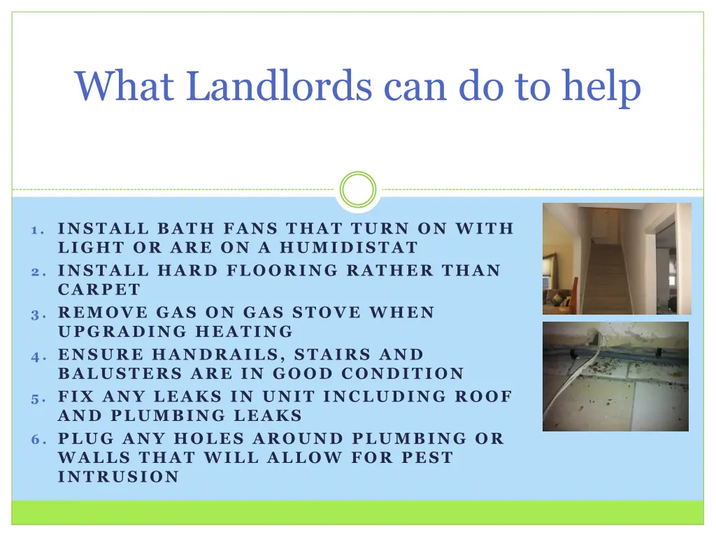 what landlords can do to help