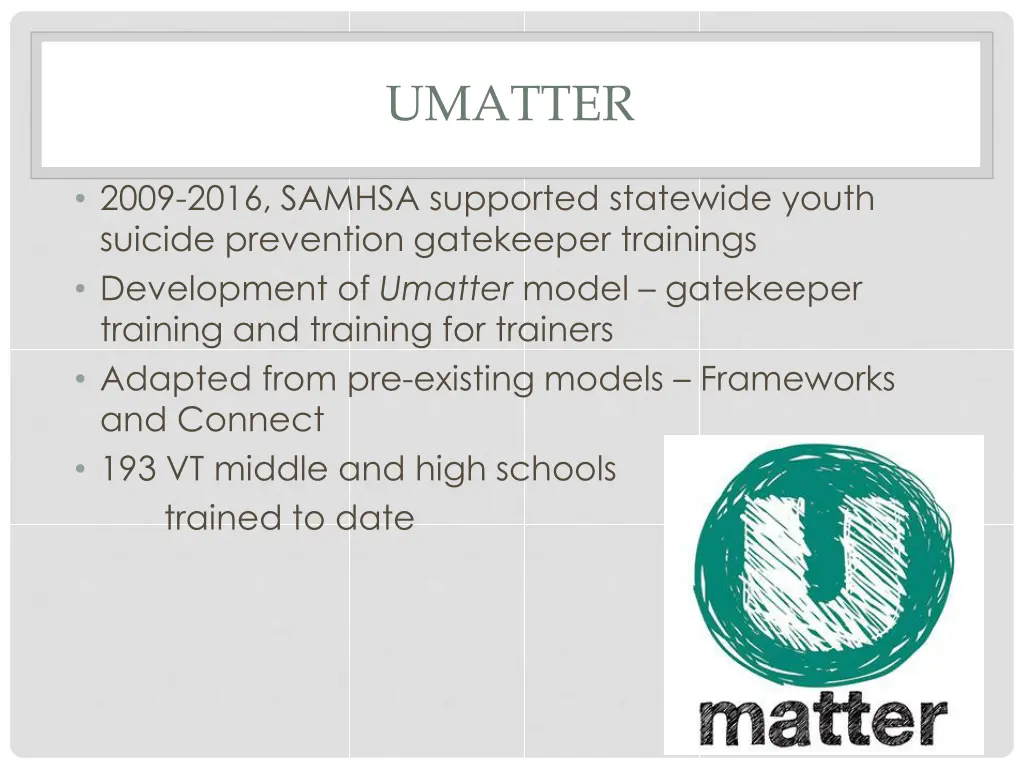 umatter