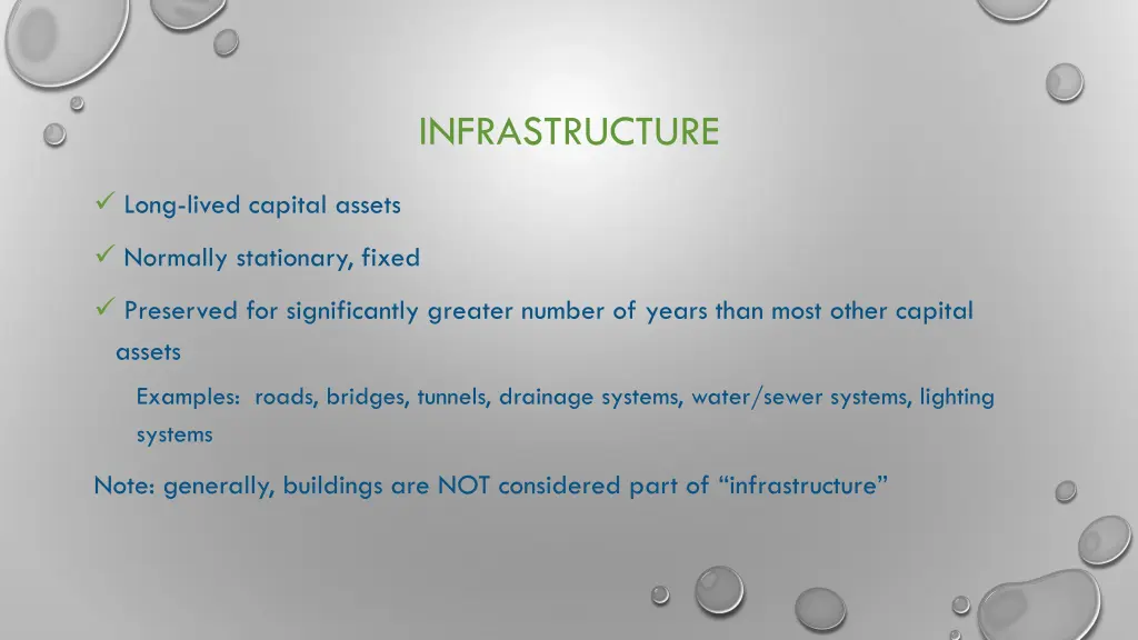 infrastructure