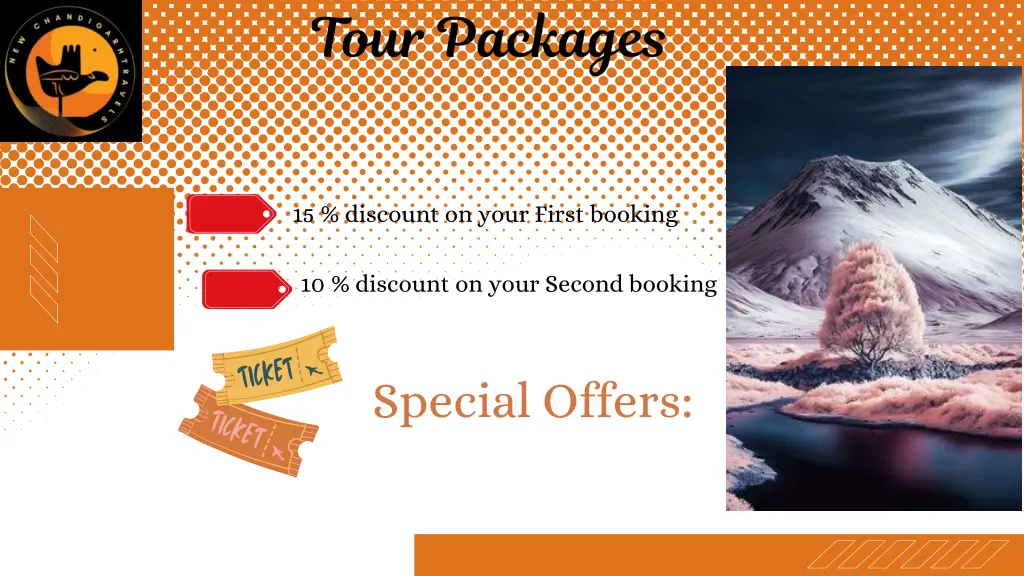 15 discount on your first booking