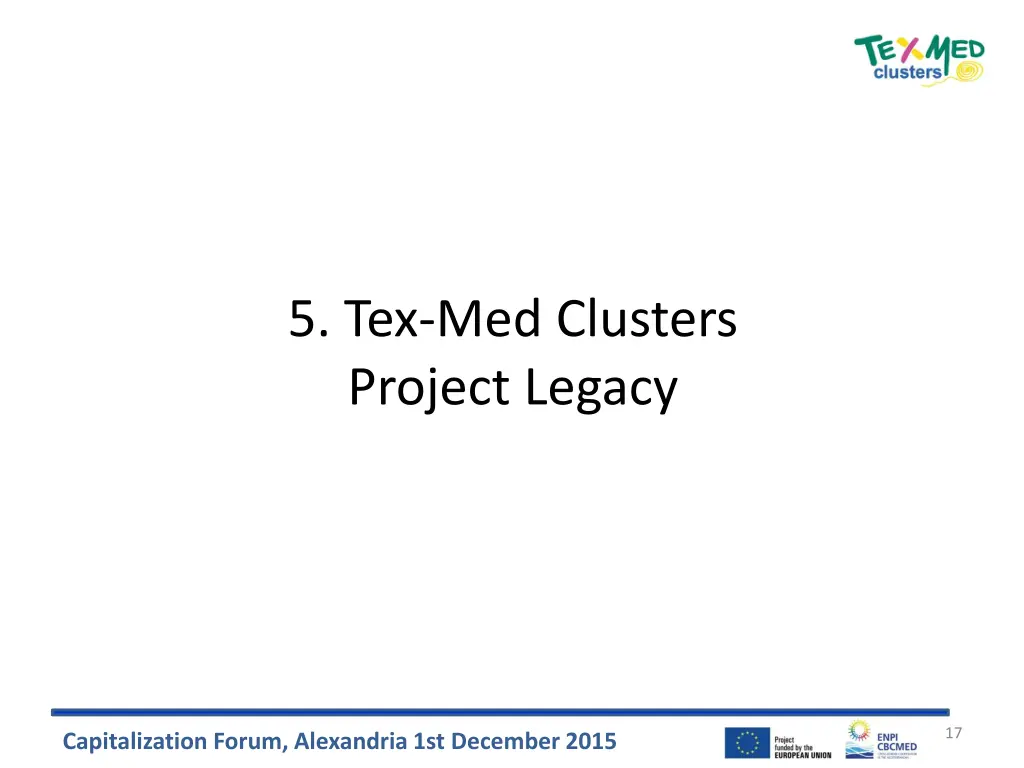 5 tex med clusters project legacy