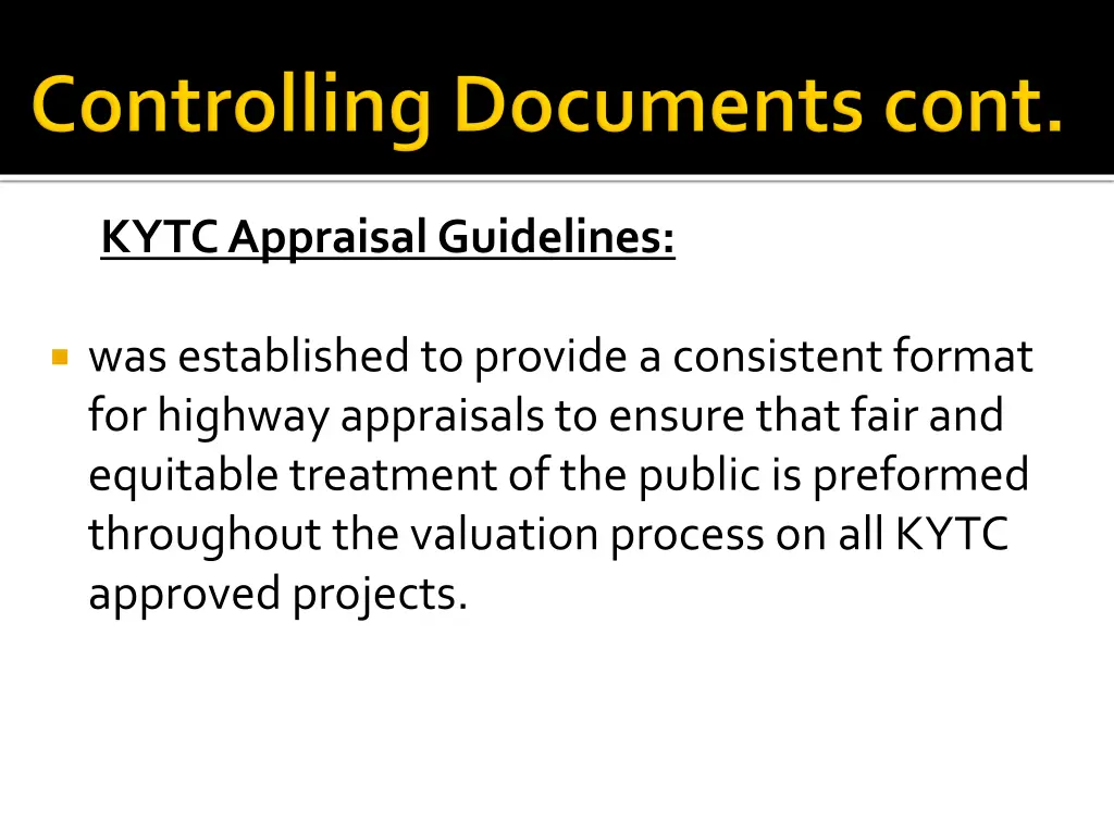 kytc appraisal guidelines