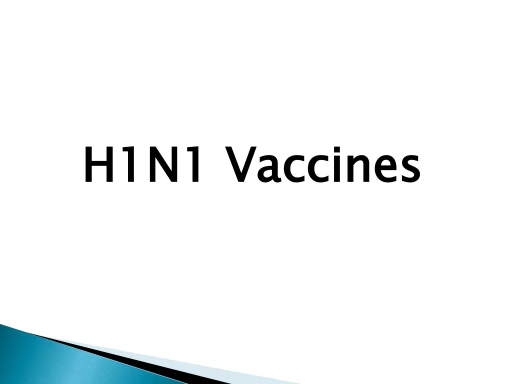 h1n1 vaccines