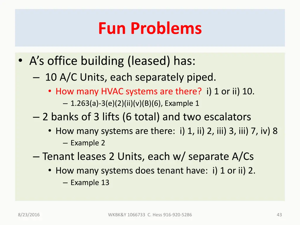 fun problems 1