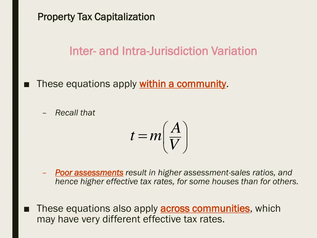 property tax capitalization property 16