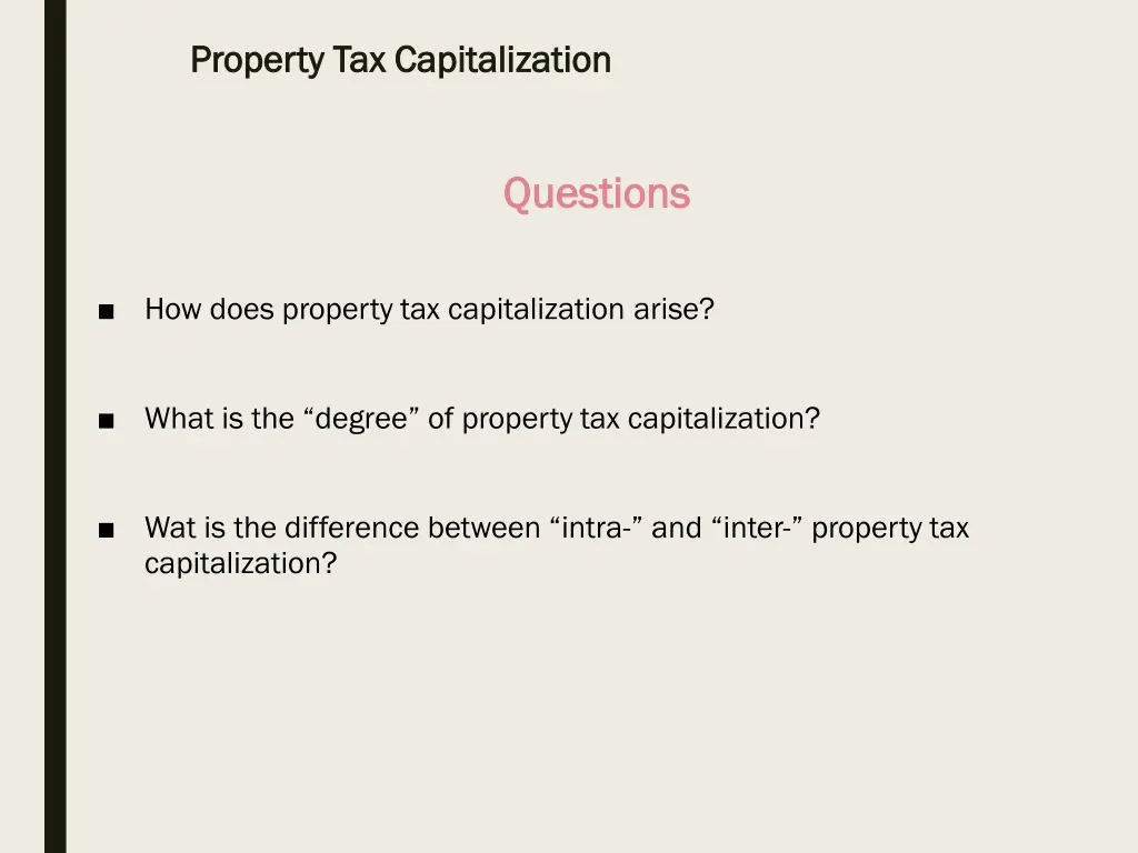 property tax capitalization property 17