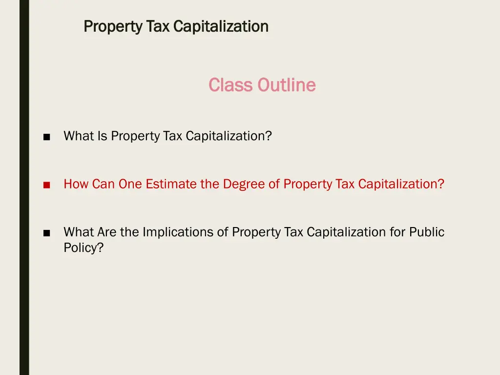 property tax capitalization property 18