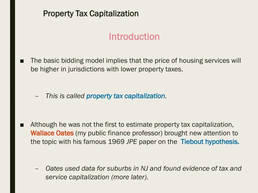 property tax capitalization property 2