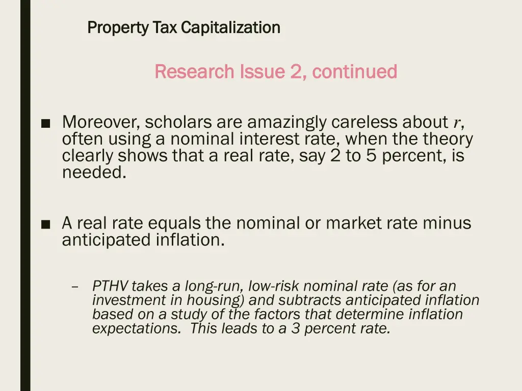 property tax capitalization property 28