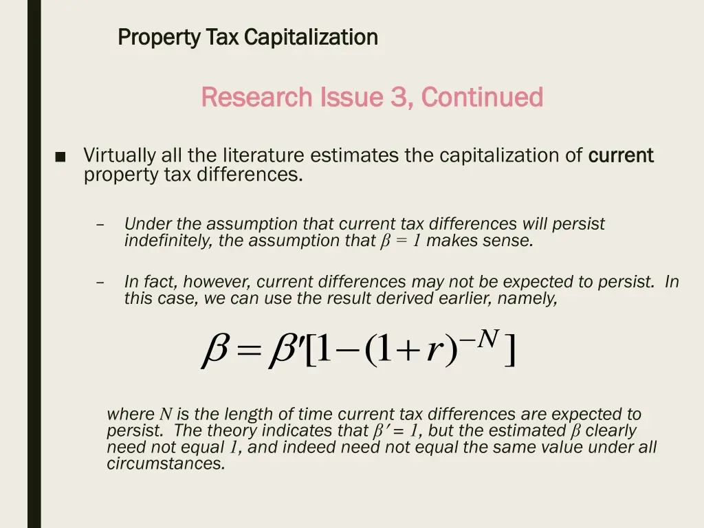 property tax capitalization property 30