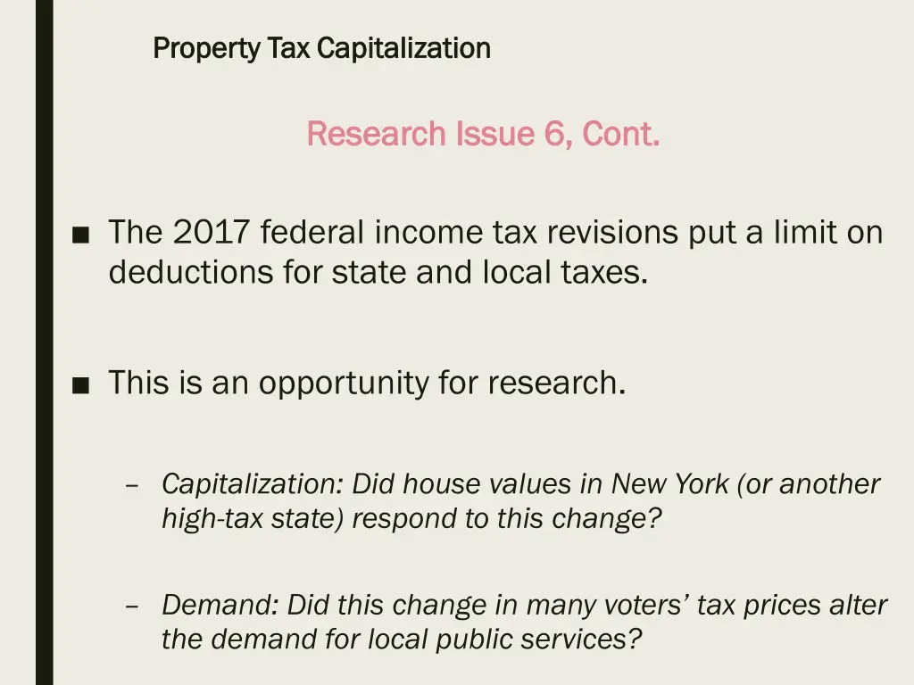 property tax capitalization property 35