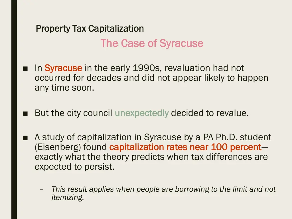 property tax capitalization property 40