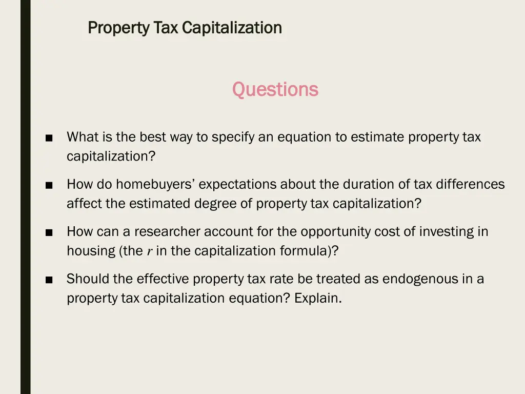 property tax capitalization property 41