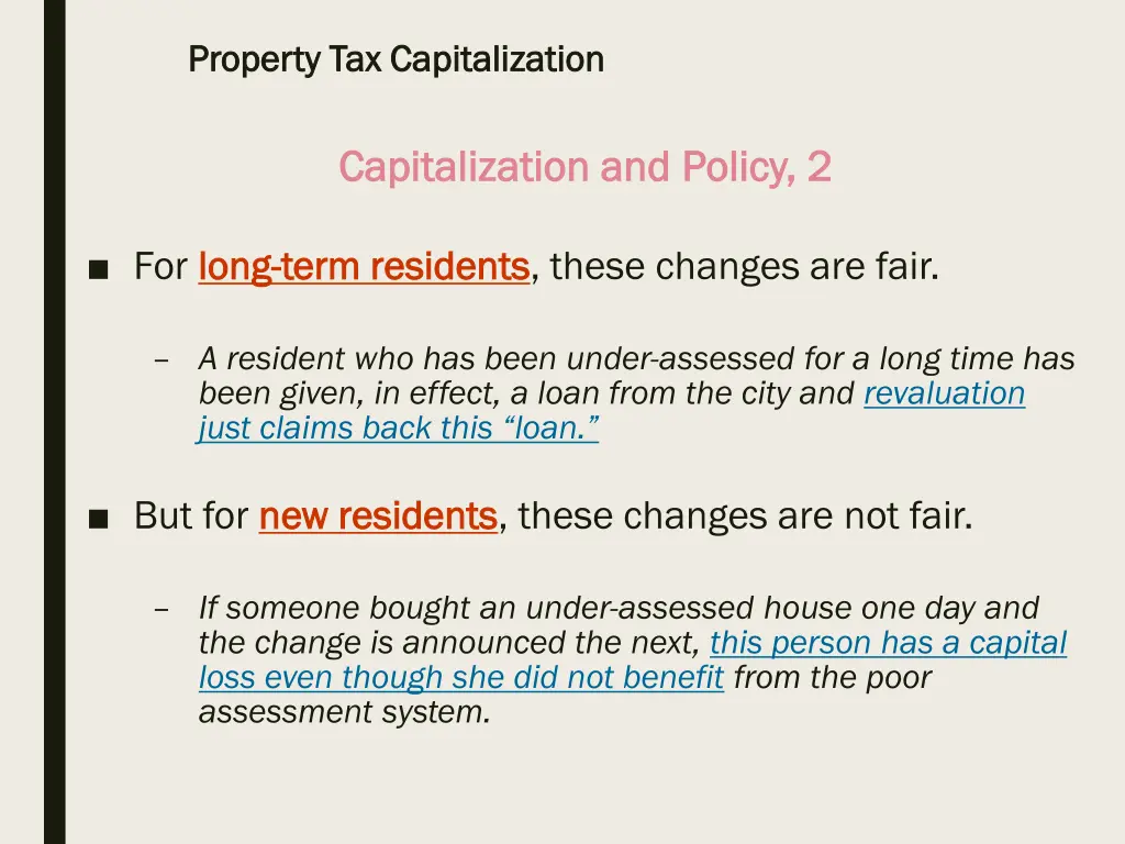 property tax capitalization property 45