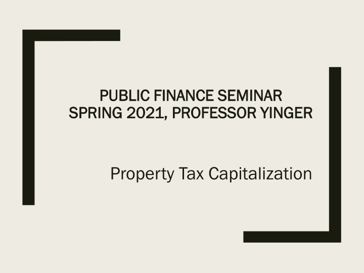 public finance seminar public finance seminar