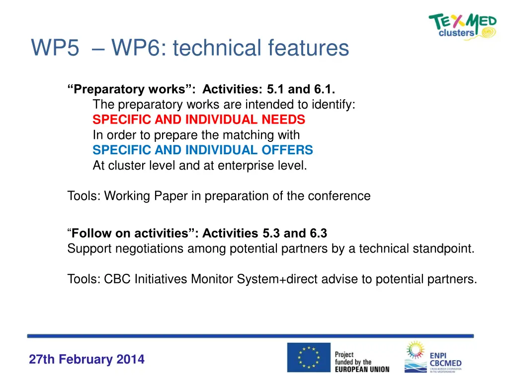 wp5 wp6 technical features