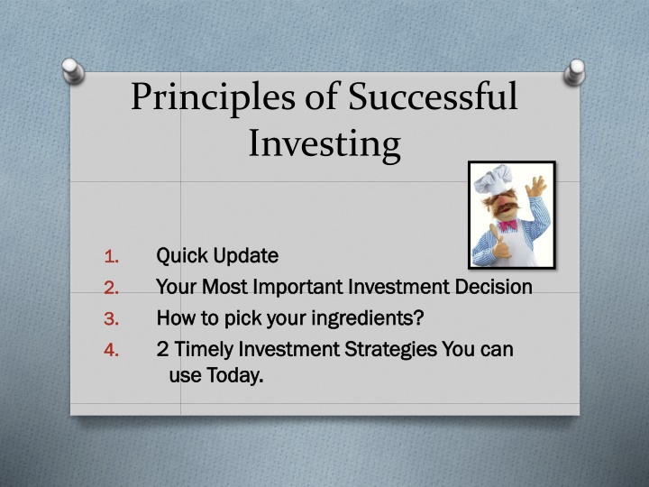 principles of successful investing