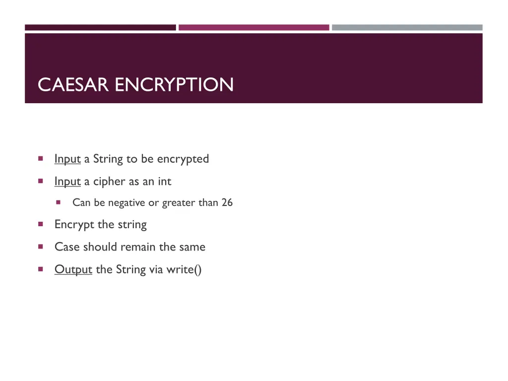 caesar encryption 2