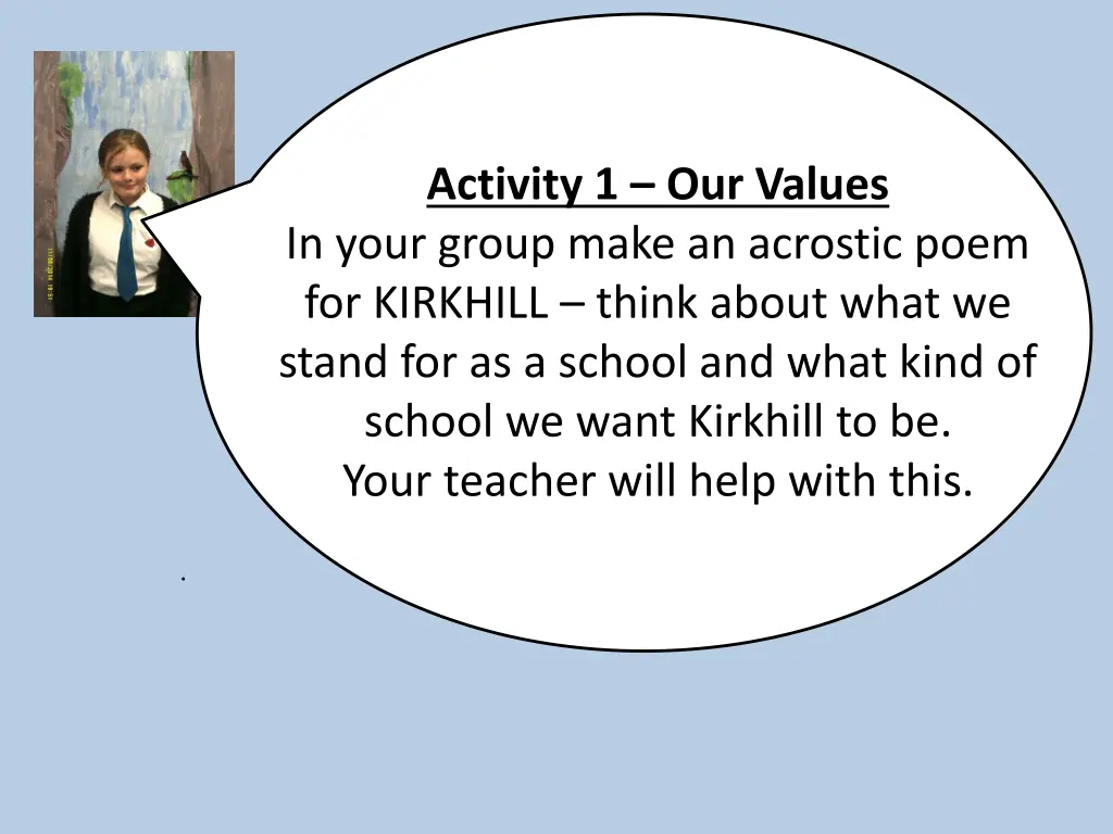 activity 1 our values in your group make