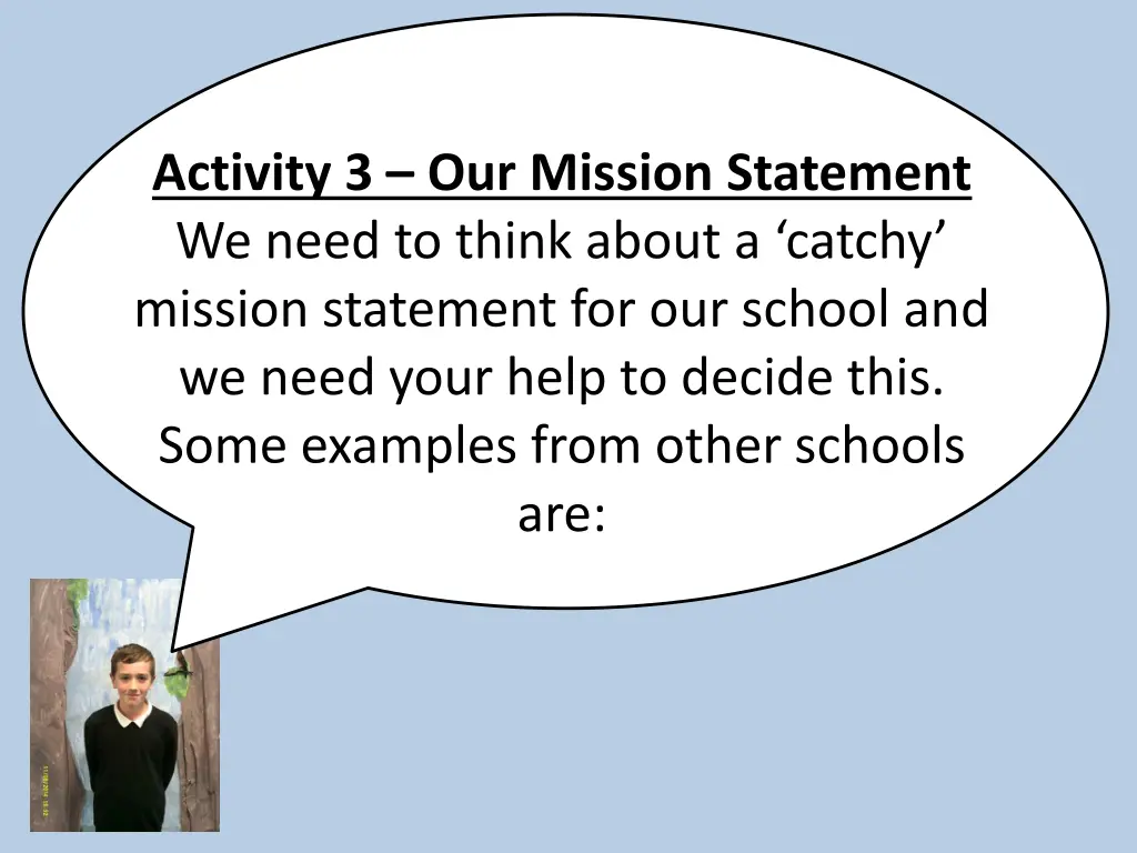 activity 3 our mission statement we need to think