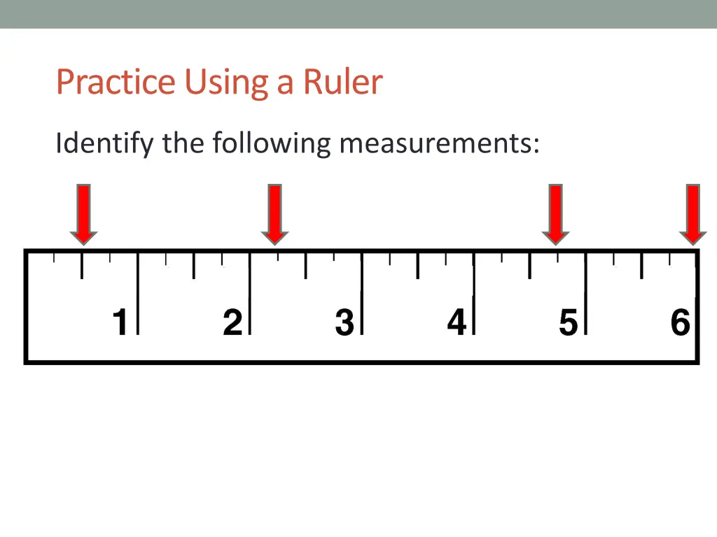 practice using a ruler