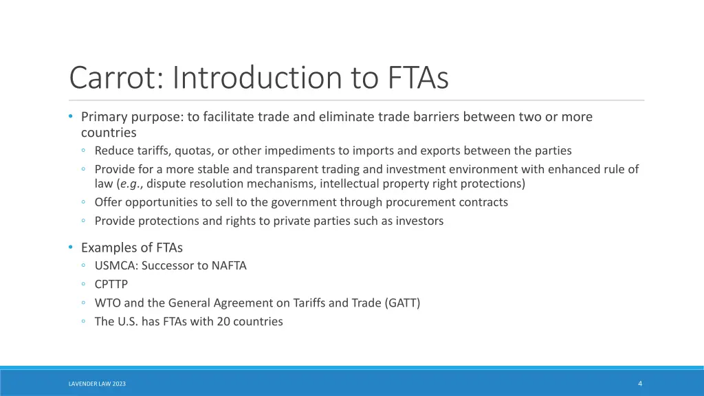 carrot introduction to ftas