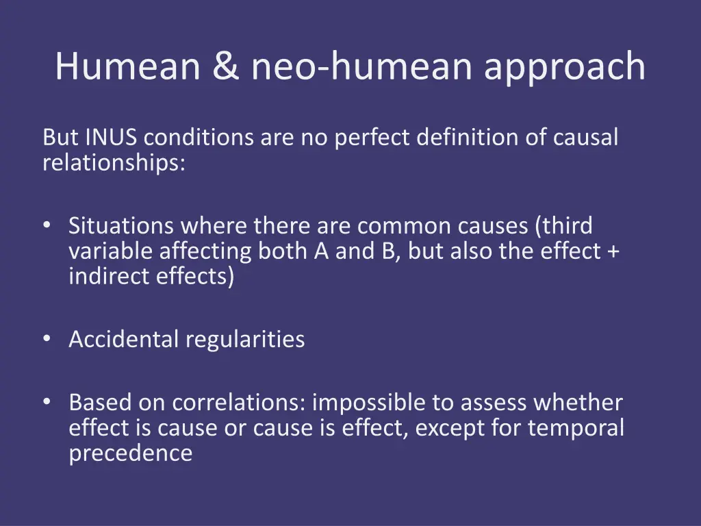 humean neo humean approach 5