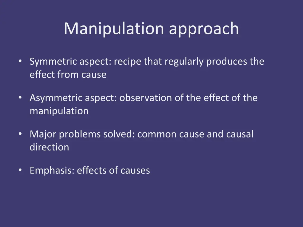 manipulation approach 2