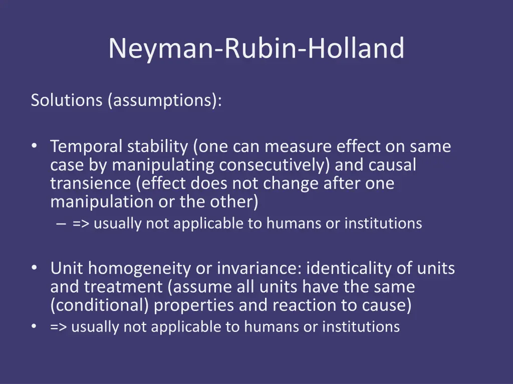 neyman rubin holland 1