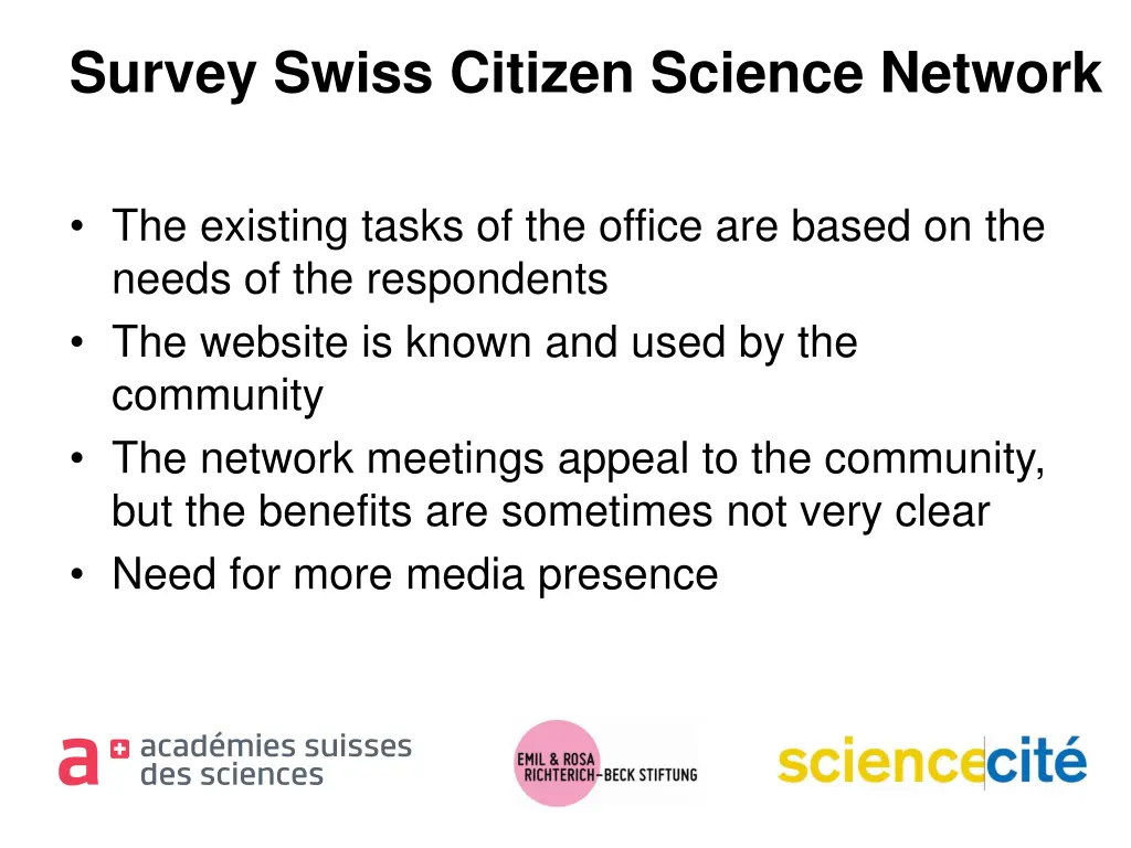 survey swiss citizen science network