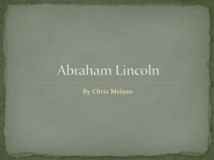 abraham lincoln